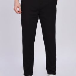 MaverIQ Men Solid Mid-Rise Straight Fit Track Pants-picture-18