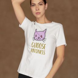 Moda Rapido Women Typography Bio Finish Applique T-shirt-picture-8