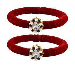 Vidhya Kangan Red Brass Bangles-image-71