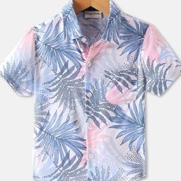 CrayonFlakes Boys Floral Opaque Printed Casual Shirt-image-83