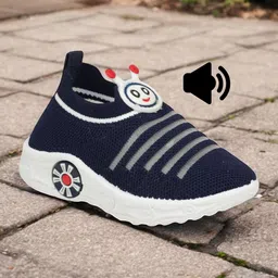 Lil Lollipop Unisex Kids Woven Design Slip-On Sneakers-image-82