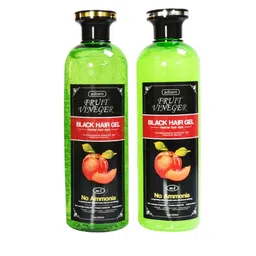 Adbeni Set Of 2 Fruit Vinegar Hair Color Gel - 500 ml Each- Black-51