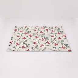 Sparrow world Off White & Red Printed Anti Fatigue Doormat-92