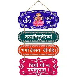 Indianara Grey & Brown Printed Wooden Wall Hangings-25