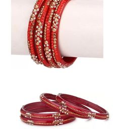 1ST TIME Red Alloy Bangle-43