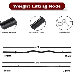 YMD Set Of 31 Rods & Plates Home Gym Combo image 2