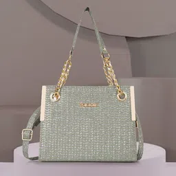 FOMMIL Structured Tote Bag With Quilted-11