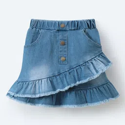Mark & Mia Girls Frill Detailing A-Line Maxi Skirt-image-46