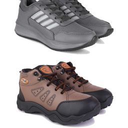 DRACKFOOT Men Non-Marking Running Sports Shoes-image-91