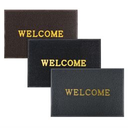 Kuber Industries Set Of 3 Brown & Grey Anti-Skid Doormats-30