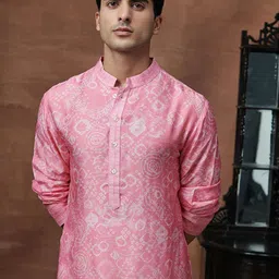 SAUNDH Men Bandhani Kurta-picture-47