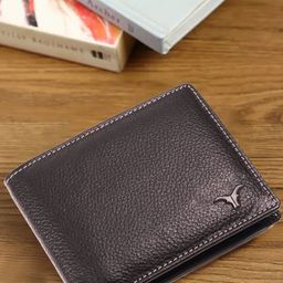 SKINBULL Men Textured Leather Two Fold Wallet-30