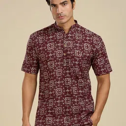 RAJUBHAI HARGOVINDAS Men Relaxed Printed Casual Shirt-image-28