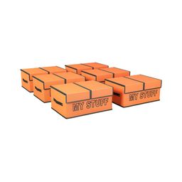 Aura Orange 6 Pieces Drawer Organisers-32