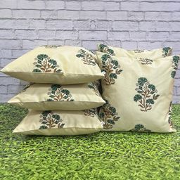 pink parrot Pinkparot cotton12x12 inch cushion cover set of 5 pcs-picture-11