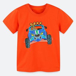 Oh Rare Boys Printed Applique T-shirt-image-74