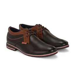 YOU LIKE Men Colourblocked Derbys-image-13