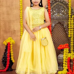 BAESD Girls Ready to Wear Lehenga & Blouse Net-picture-35