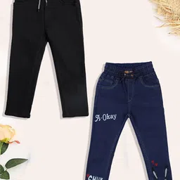 YK Boys Slim Fit High-Rise Light Fade Embroidered Jeans-image-77
