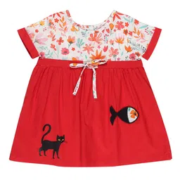 YOUNG BIRDS Floral Print A-Line Dress-picture-13