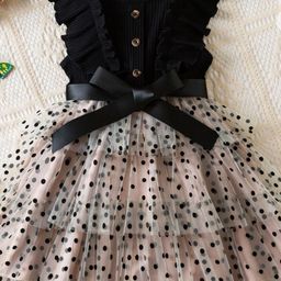 LULU & SKY Polka Dot Print Fit & Flare Dress-image-58
