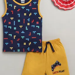 BUMZEE Boys Printed T-shirt with Shorts-36