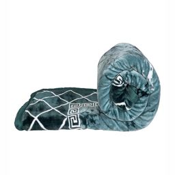 tundwal's Blue & White Geometric Mink Heavy Winter Double Bed Blanket-image-95