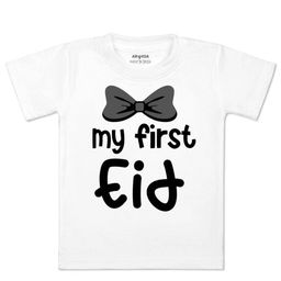 Arvesa Kids Typography Printed Applique T-shirt-image-5