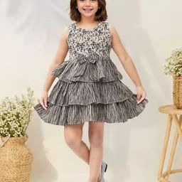 Toonyport Girls Animal Printed Fit & Flare Dress-picture-17