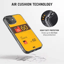 DailyObjects Yellow LH Cassette Printed iPhone 12 Back Case image 3