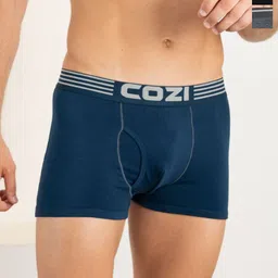 Lux Cozi Men Pack Of 3 Pure Cotton Trunks COZI_1122_LUXURY_AST_3PC-Assorted-10