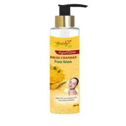 Dirghaanshi Ayurglow Haldi Chandan Facewash - 100 ml image 4