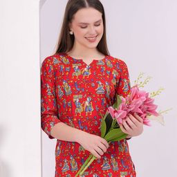 Aktasa Printed Tunic With Trouser Co-Ords image 2