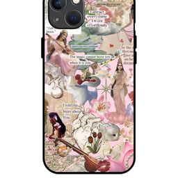 QRIOH Quirky Printed iPhone 13 Mini Back Case Mobile Accessories-image-48