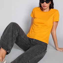 The Roadster Life co. Round Neck Pure Cotton Casual T-Shirt-image-84