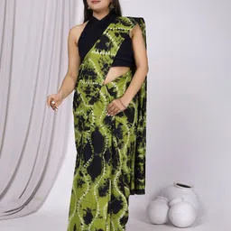 JAIPURI PRINT Tie and Dye Pure Cotton Bagru Saree-6