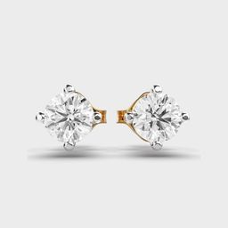 Jewelbox Half Carat Solitaire Diamond Studs-image-10