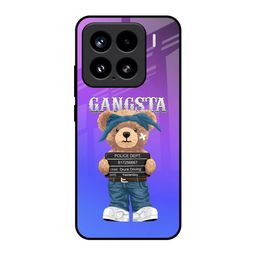 QRIOH Gangsta Bear Glass Mi15 5G Back Case-image-48
