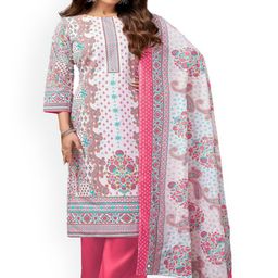 DRAVINAM Trends Paisley Printed Pure Cotton Unstitched Dress Material-image-85