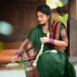 R K INFINITIVE Semi-Stitched Lehenga & Unstitched Blouse With Dupatta image 3
