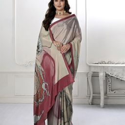 JIVORA Floral Mysore Silk Saree-image-87