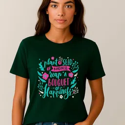 Anikmart Typography Printed Round Neck Pure Cotton T-shirt-picture-16
