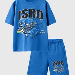 Nap Chief Unisex Kids Printed T-shirt with Shorts-image-42