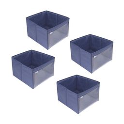 prettykrafts Blue 4 Pieces Reusable Multi-Utility Organisers-25