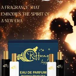 riffway Set Of 4 Paradise- Cube- The King- Venus Eau De Parfum- 20 ml Each image 5