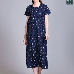 TRUDO Printed Maxi Nightdress-image-102