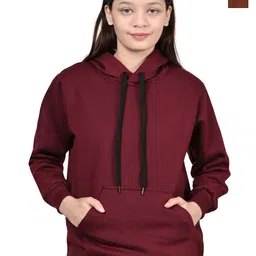 BAESD Girls Pack Of 2 Long Sleeves Hooded Sweatshirt-image-64