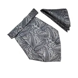 Paisley Design Cravats & Pocket Square Combo-image-96