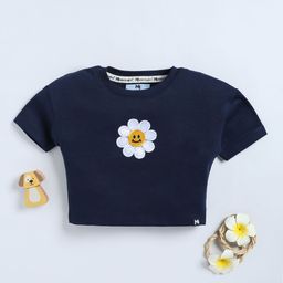 YK X Minute Mirth Girls Embroidered T-shirt-image-94