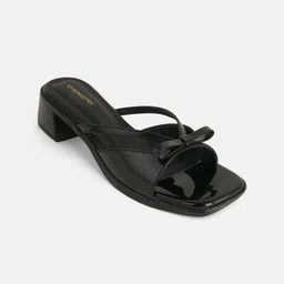 Chemistry Block Sandals with Bows-9